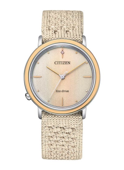 Citizen Women's Analogue Eco-Drive Watch with a Fabric Band L Ambiluna Collection