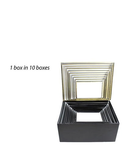Paper Gift Box Set | Elegantly Crafted Packaging Solution for All Occasions | 10pcs Set - Black