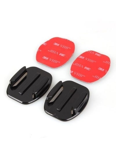 2-Piece Flat Mount Set With 3M VHB Adhesive For GoPro Hero