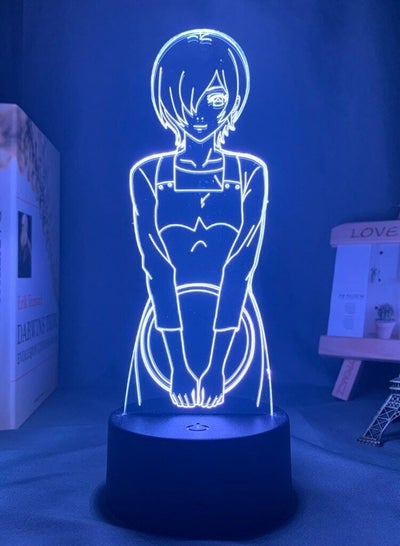 Acrylic Led Night Light Anime Tokyo Ghoul Touka Chan 3D Lamp Bedroom Decor Gift