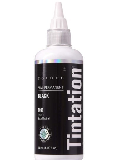 Semi-Permanent Hair Color Treatment 148 ml 5 fl oz US Black