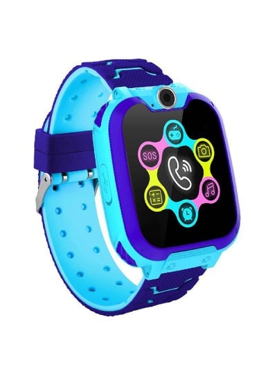 Kids Games Smartwatch HD Touch Screen Boys Watch with MP3 Player Need Camera Clock Blue