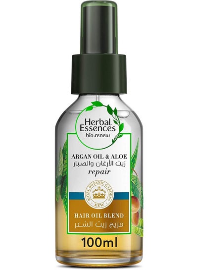 Herbal Essences Argan Oil and Aloe Vera blend for dry hair and hair repair 100 ml
