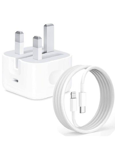 Original 35W USB-C Power Adapter For iPhone 14 13 12 11 Pro Max 14 Plus XS XR XS Max iPad Pro Macbook Dual Type C Port PD Fast Charging UK Plug Wall Charger