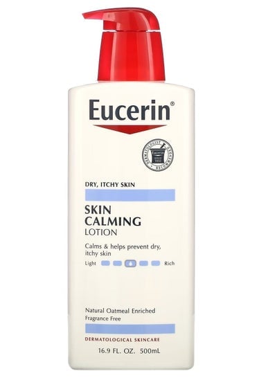 Eucerin skin calming Lotion fragrance free16.9 fl oz 500 ml