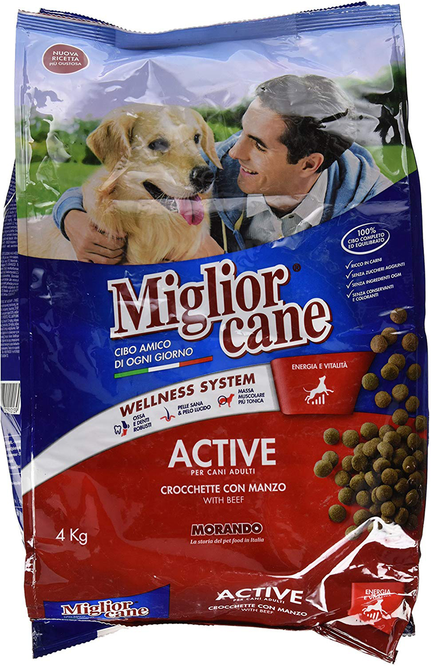Miglior Croquettes With Beef Dog Dry Food 4Kg