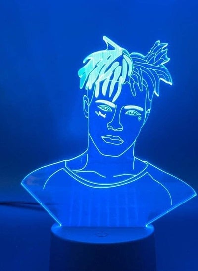 3D Lamp Multicolor Night Light LED Celebrity Singer Jahseh Dray Onfroy