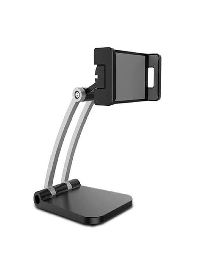 Desktop Tablet Stand 360 Degree Rotating Adjustable Phone Stand Live Streaming Holder for Phone/4inch to 13inch Tablet Black