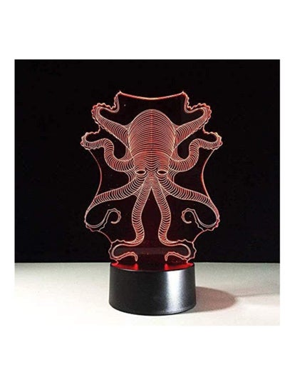 Anime 3D Light Night Light Color Change LED Touch Remote Control Desk Lamp Decoration Light Children s Gift Touch 7 Colors octopus