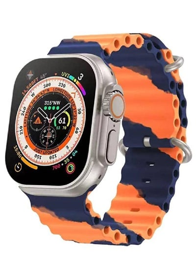 New Silicone Band Compatible with Apple Watch Ultra Ocean 42/44/45/49mm Strap for iWatch Series Ultra 8 7 6 5 SE