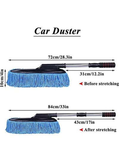 Microfiber Car Duster with Extendable Handle for Car
