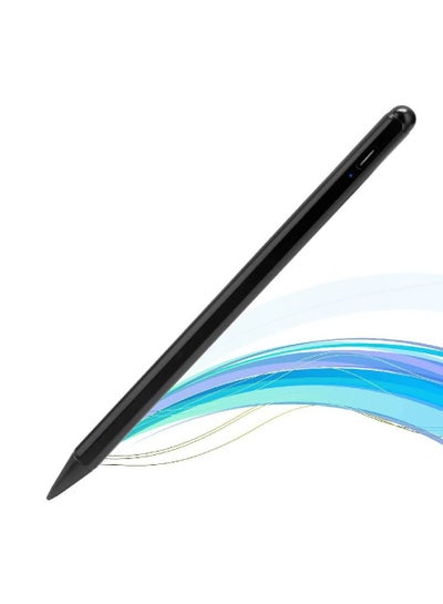 Stylus Pen Digital Pencil Fine Point Active Pen for Touch Screens, Compatible with iPhone iPad and Other Tablets Black