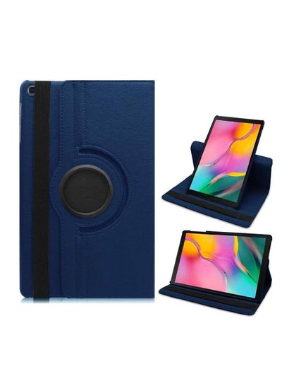 Samsung Galaxy Tab S6 Lite 10.4 2020 Case - 360 Degree Rotating Stand [Auto Sleep/Wake] Folio Leather Smart Cover Case Blue