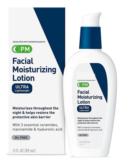 Pm Facial Moisturizing Lotion, 3 Oz., Multiplied With Derma Roller, 3 Fl Oz