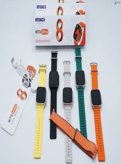 WT8 Ultra Double Watchband Bluetooth Smart Watch - Multi Color