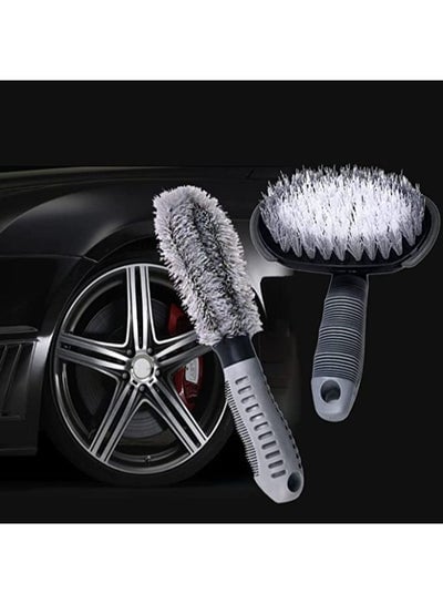 Wheel Cleaning Brush Rim Cleaner Tire Auto Truck Motorcycle Bike Wheel Brush Washing Hub Cleaning Tool for Your Car