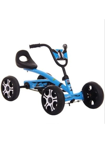 Four-wheeled Kart Baby Stroller Toy Racing Steering Wheel Design Seat