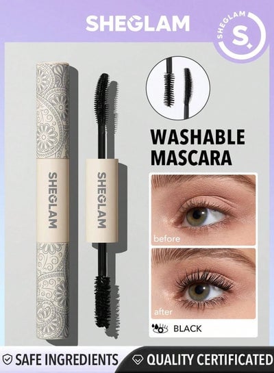 All-in-one mascara volume and length black washable