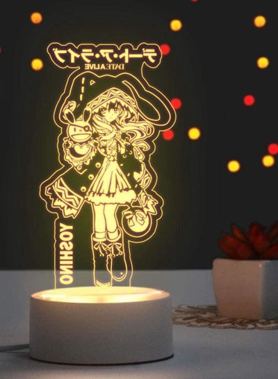 3D Illusion Lamp LED Multicolor Night Light Anime Second Element Conan Northern Sauce Guilty Crown Naruto Gift for Boys Kids Room Decor Table Lamp ChristmasShinai