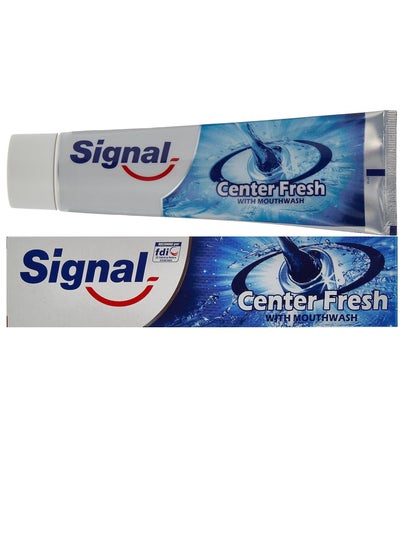 Signal, Center Fresh Toothpaste with Mouthwash, 100 ml