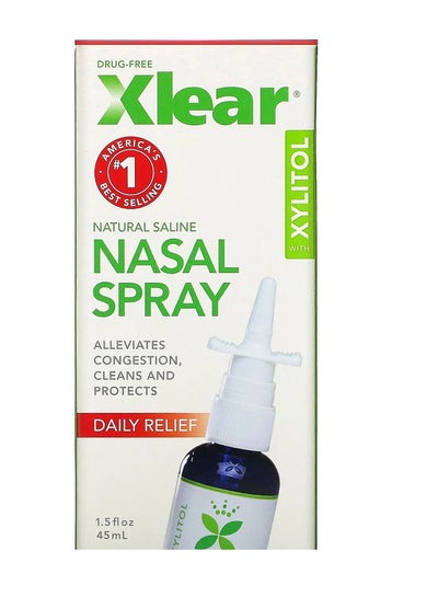 Saline Nasal Spray  Rapid Relief 1.5 fl oz  45 ml