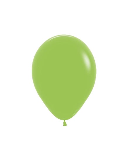 Sempertex 50 pcs, 5" Round Balloon, Fashion Lime Green Latex Balloons