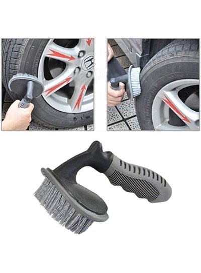 Car Wheel Tire Hard Brush Hub Clean Wash Useful Brush Car Truck Motorcycle Bike Washing Cleaning Tool