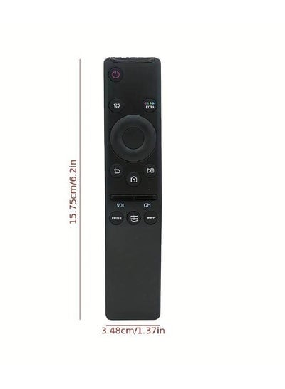 Universal Remote Control Compatible for All Samsung TV LED QLED UHD SUHD HDR LCD Frame Curved Solar HDTV 4K 8K 3D Smart TVs, with Buttons for Netflix