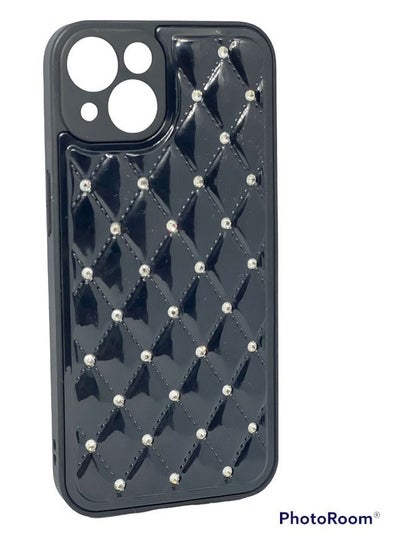 iPhone 13 Luxury Diamond Bling Rhinestone Case Cover Shockproof Camera Lens Protection Black
