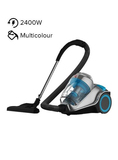 Power 7 Bagless Cyclonic Canister Vacuum Cleaner With HEPA Filter, Powerful Performance For Home And Office, Large Capacity - 4 L 2400 W HC84-P7A-ME Blue/Silver
