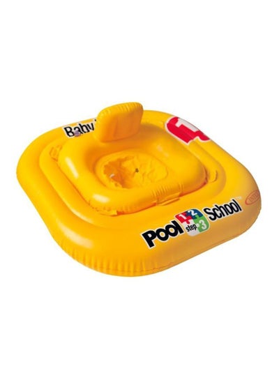 Deluxe Baby Float Pool School, 1+ Years - Yellow 79x79cm
