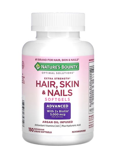 150-Piece Extra Strength Hair, Skin And Nails Softgels