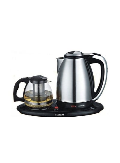 Kettle And Glass Pot BM-9601 Silver