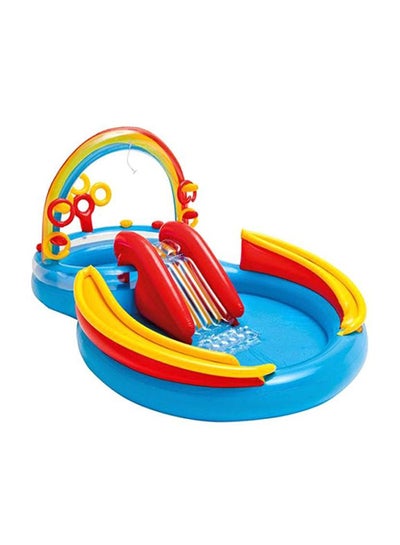 Inflatable Rainbow Ring Water Play Center 297x193x135cm