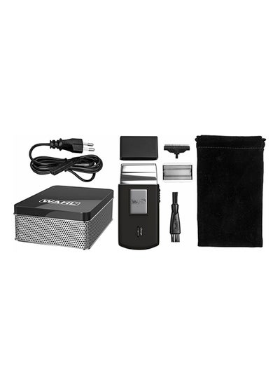 Cordless And Rechargeable Travel Shaver Black/Silver