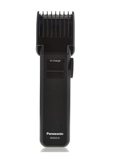 Rechargeable Wet/Dry Beard & Hair Trimmer, 12 Cutting lengths Black ER2031 Black