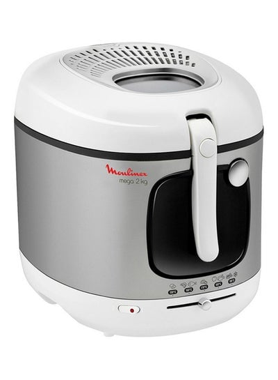 Mega Deep Fryer With Large Capacity 2 kg 2100 W AM480027 White/Silver/Black