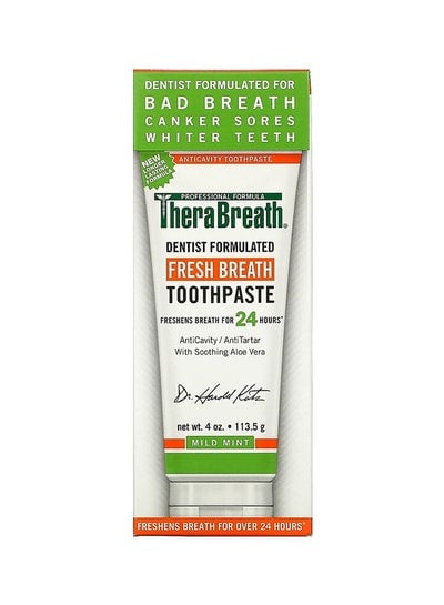 Fresh Breath Mild Mint Toothpaste 113.5grams