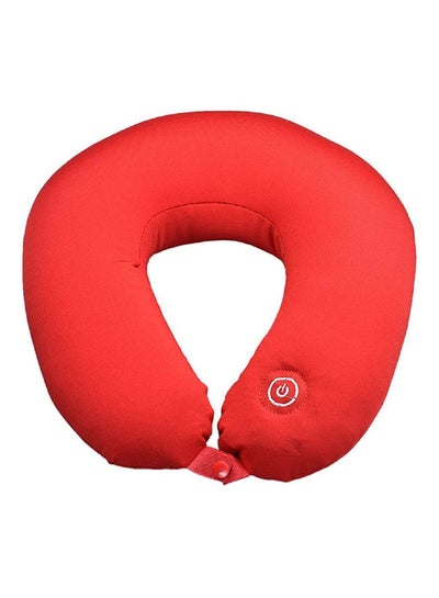 Neck Massage Pillow Cotton Red