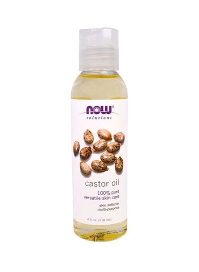 UV Protected Pure Castor Skin Softener Oil Clear 118ml