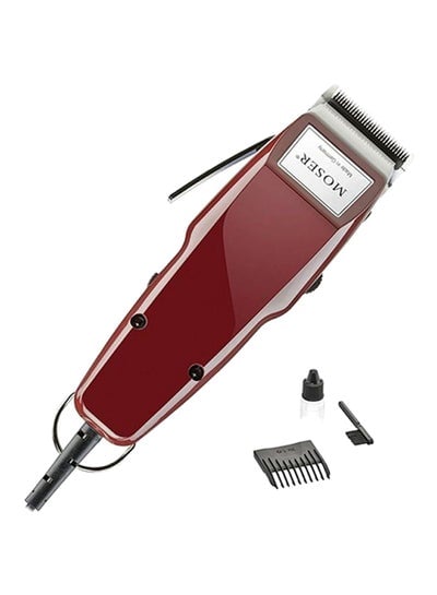 Professional Hair Clipper Red/Silver