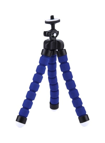 Octopus Mini Tripod Support Stand Spong For Mobile Phone And Camera Blue/Black