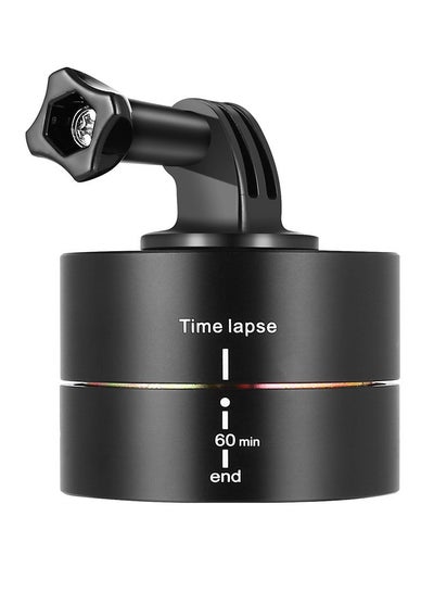 360-Degree Rotation Automatic Time Lapse Stabilizer Black