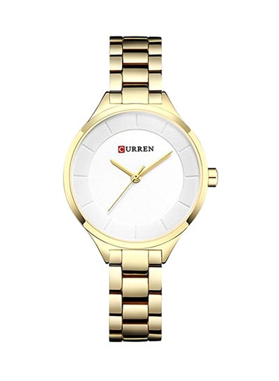 Women's Analog Stainless Steel Watch WT-CU-9015-GO2#D2 - 26 mm - Gold