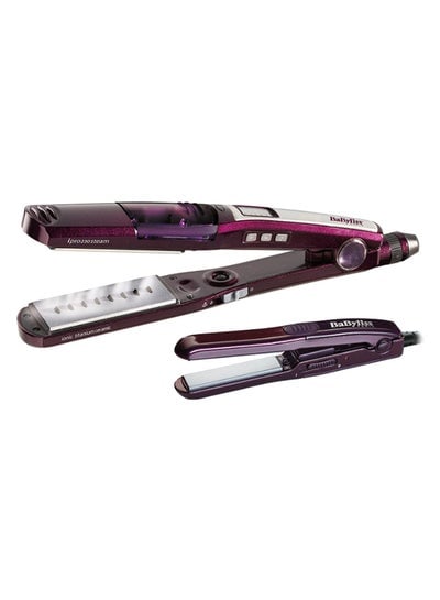 iPro 230 Steam Hair Straightener Silver/Purple