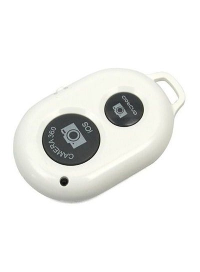 Selfie Stick Monopod With Bluetooth Remote Shutter White