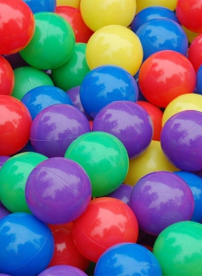 50-Piece Colorful Soft Plastic Ocean Fun Ball Tent Swim Pit Toy Game Set