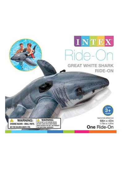 Shark Ride-On Pool Float 68 x 42centimeter