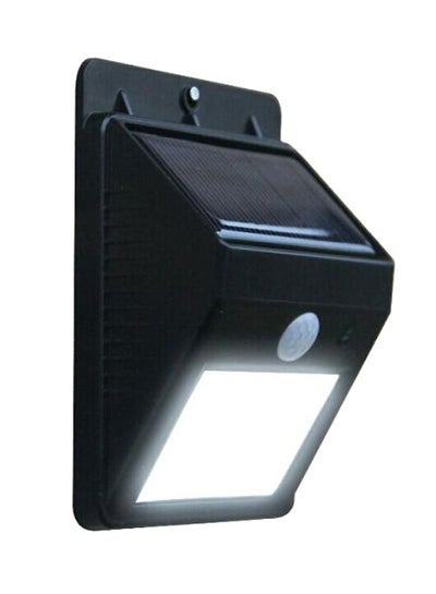 30 LED Solar Wall Light Black/White