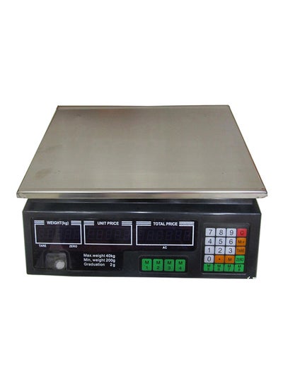 Electronic Computing Price Scale Black/Silver 40kg